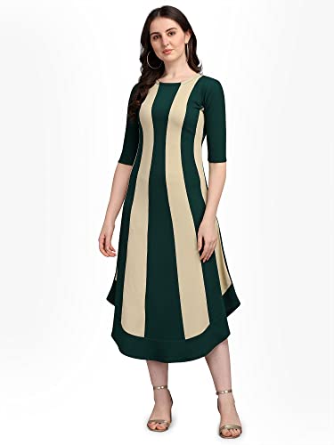 Image of PURVAJA Women's High-Low Maxi Dress(Lucy-522-529)