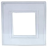 Lot de 2 PRO ELEC PELB1871 Lot de 2 plaques pour interrupteur Transparent
