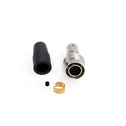 Conector circular macho y hembra Hirose 12 pines SZRMCC miniatura 1