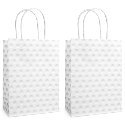 Hxezoc 12 Pieces Golf Gift Bags with Handle Paper Treat Candy Bag Sport Favor Bags for Golf Theme Birthday Party Decoration Supplies