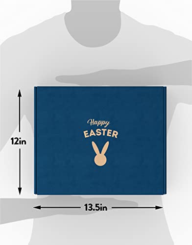 Easter Care Package (65Ct) - Candy Snacks Treats Plush Bunny Chocolate Cookies Gift Box Bundle Basket Fillers Stuffers Present Kids Adults Boys Girls College Student Child Grandchildren Toddlers #TOP4