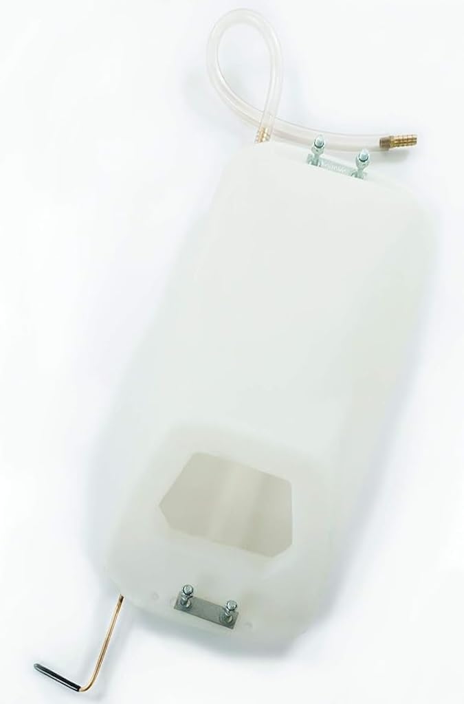 TTS Products 2.5 Gallon Solution Tank – VF-001U for Floor Buffer Machines, Universal Fit with Control Valve & Mounting Hardware