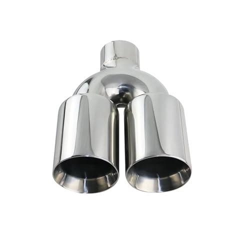 Tuyau d'échappement voiture double embout inox pour rénover le look arrière