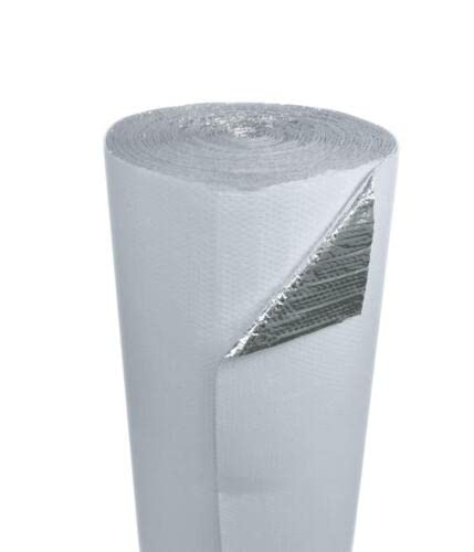 Isolant éco bulle aluminium réfléchissant - 10 x 50 cm épaisseur 3 mm