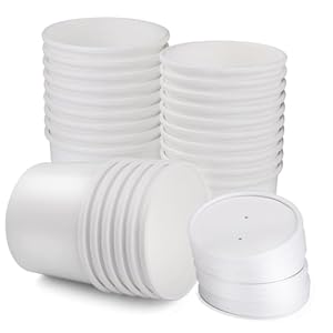 Deudy 25 Stück 12 oz Suppenbecher Set