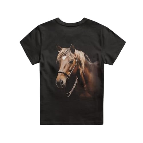 Image of JEOCODY Boys Girls Graphic Tees Funny 3D Printed Short Sleeve T-Shirts 3-16T