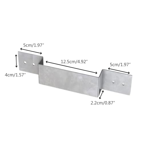 10 Post panneau clôture pour jardin support colonne à fixation rapide robuste