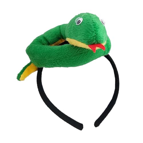 Diademas de moda para mujer | Diadema de moda para disfraz de serpiente, hermosos accesorios para el pelo de mujer, diadema de animales para fiestas de cosplay, actuaciones en escenario