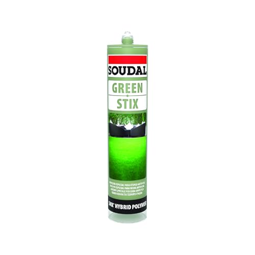 SOUDAL ADESIVO SPECIALE PER IL PRATO ARTIFICIALE COLLANTE SIGILLANTE SOUDAL GREEN FIX 290 ml. è un potente adesivo di qualità superiore e ad alta resistenza