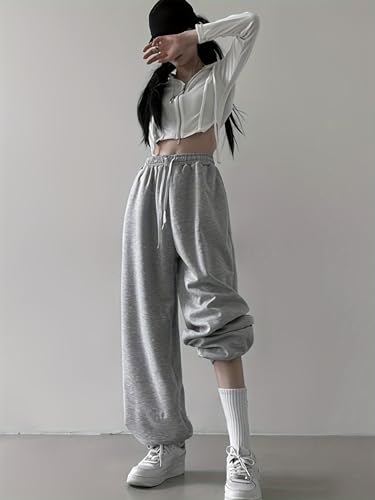 Image of dockstreet Women Jogger Sweatpants || Unisex Designs || Stretchable and Sturdy Fabric || Breathable Cotton with Elastane