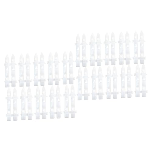 Zerodeko 2 Set La Recinzione Gonna Dell'albero Catena Di Recinzione Collare Per Albero Di Natale A Pannello Schermatura A Traliccio Artificiale Barriera Cancello Plastica Bianca 30 Pezzi*2
