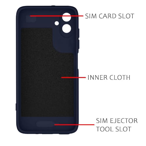 Image of MagFit Ring Design (Non-Magnetic) | Shockproof Protection | Anti-Slip Grip | Raised Camera Edges |Slim Protective Case for Samsung Galaxy A07 4G /5G /F07 4G /M07 4G /M17e 5G /F70e 5G(Steel Blue)