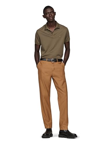 Image of Tommy Hilfiger Mens Short Sleeve Casual Polo Shirts in Regular Fit with Liquid Cotton