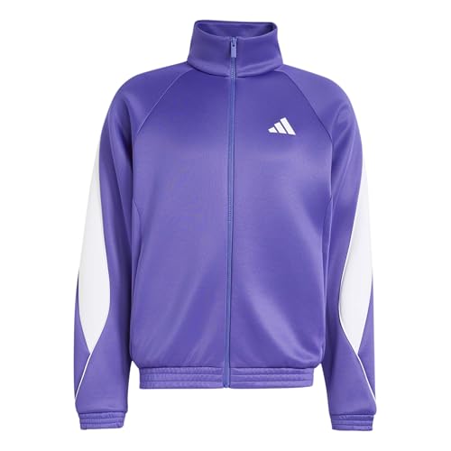 adidas Hombre Stadium Tracktop Sweatshirt, Pure Purple, XS