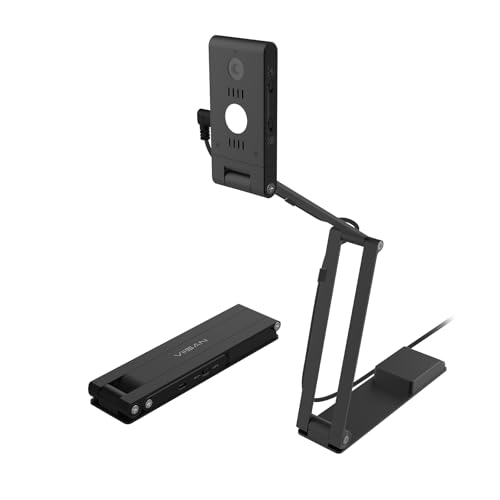 Escáner de libros y documentos 4K VIISAN VS13AM con sensor de 13 MP y rotación automática 2