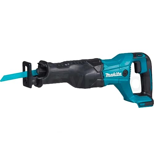 Makita DJR186 Z 18 V Li-ion Akku Recipro Säbelsäge Solo - nur das Gerät ohne Zubehör, ohne Akku, ohne Ladegerät, Blau, Silber, 1