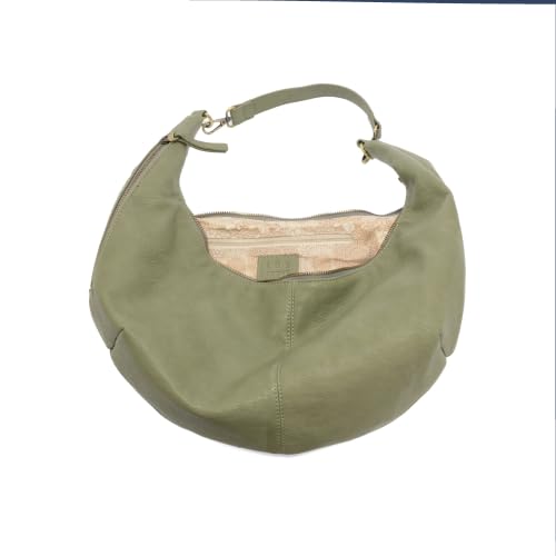 Joy Susan Women's Fashion Purse Rhea Slouchy Crescent Shoulder/Crossbody Bag Hand Bag - Sage4