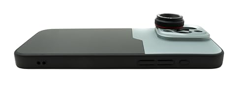 Lente Macro de 2,8 x 37 mm con funda para iPhone 15 Pro Max gris 3