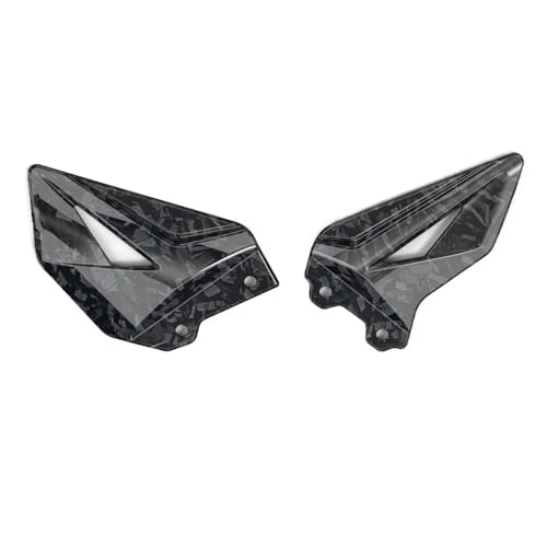 Plaques protection talon CBR1000RR moto texture carbone forgé