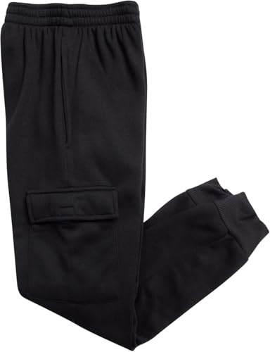 Image of Quad Seven Boys Sweat Suit Set - 2 Piece Soft Fleece Pullover Hoodies and Athletic Cargo Jogger Sweatpants for Boys (5-18)