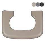 Center Console Cup Holder Replacement Pad Compatible with 1997-2003 Ford F150 Truck Accessories Cupholder Armrest Cover Trim (Tan/Beige)