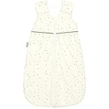 Odenwälder Jersey-Schlafsack Anni light heart and stars grey 110