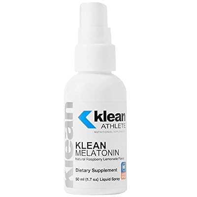 Klean Athlete Klean Melatonin | Sleep Supplement to Support Healthy Sleep-Wake Cycles, and Exercise Recovery | 1.7 Ounces Liquid Spray | Raspberry Lemonade Flavor