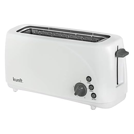 Kunft Tostadora, 1050 W, Plástico, Multicolo