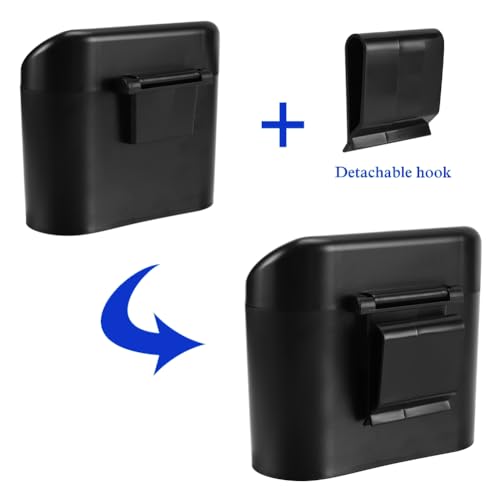 Image of Accmor Car Trash Can with Lid, Vehicle Trash Bin Car Dustbin Garbage Organizer Holder, 2 Pack Portable Hanging Mini Wastebasket Bin Trash Container for Auto Cars, Home, Office