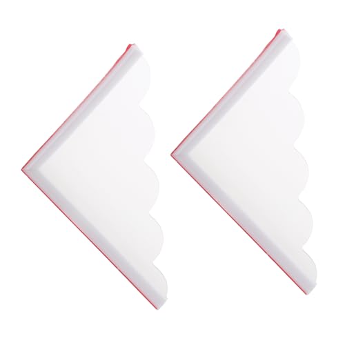 Cabilock 2pcs Shower Corner Splash Guard Water Barrier for Bathtub Water Blocker to Prevent Spills Enhance Cleanliness Elegant Design for Bathroom Decor