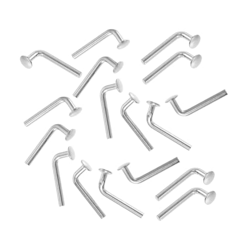 Levemolo 50pcs Drop Lock Pins Pallet Rack Clips Safety Pin Heavy Duty Iron Bolts for Home Storage Shelves