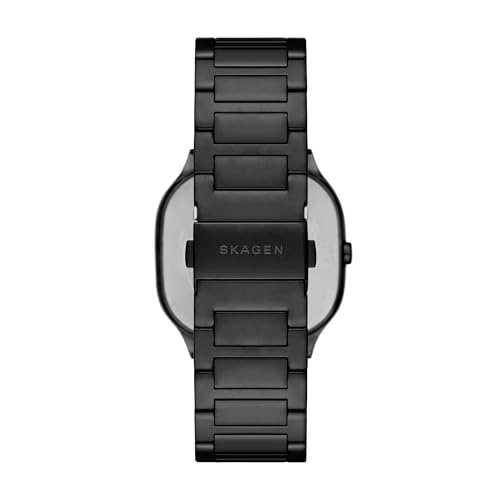 Skagen Men's Mellem Three-Hand Black Stainless Steel Watch by Skagen - Used condition - Image 2