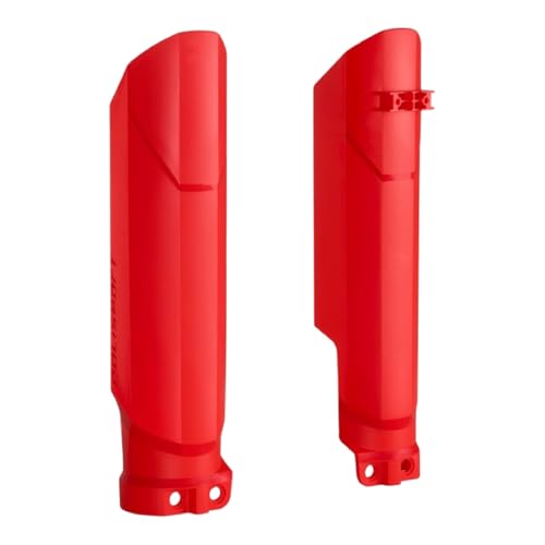 Polisport Full Wrap Fork Guards for Beta RR 125/200/250/300 2T 2019-2026 | High-Impact Polypropylene, OEM Fit, Red, Durable Enduro Fork Protection