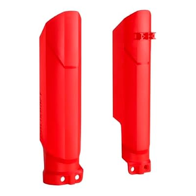 Polisport Full Wrap Fork Guards for Beta RR 125/200/250/300 2T 2019-2026 | High-Impact Polypropylene, OEM Fit, Red, Durable Enduro Fork Protection