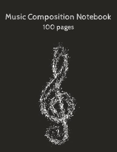 Music Composition Notebook: Music Manuscript Paper | Staff Paper | Staff Manuscript Notebook | 100 pages | 8.5x11 inches image 2