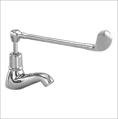 Floyd elegant bath decor Eco Elbow Action Pillar Cock Bib Tap Faucet (Deck Mount Installation Type), Multi, Medium