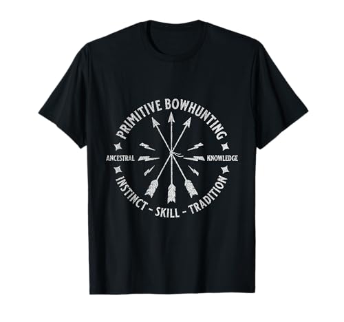 Primitive Bow Hunting T-Shirt for Deer Hunters
