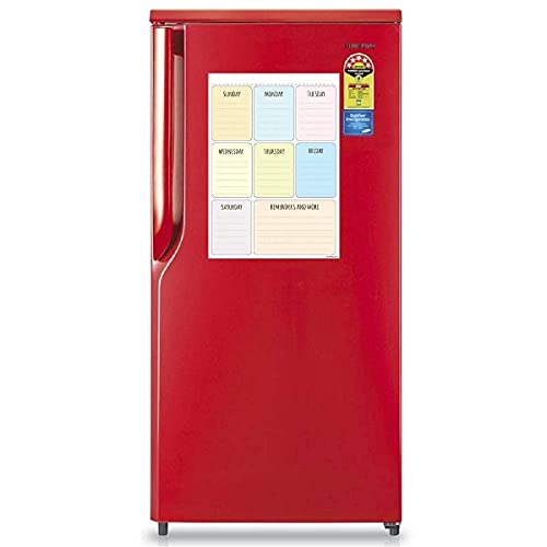 Image of Lifekrafts Magnetic Dry Erase Weekly Color Planner Sheet | Size(43x28) cms | Includes 4 Marker Pens, 1 Eraser | Daily Routine Responsibility, Self-Care, for Reminders, Notes and more for Kids and Adults.