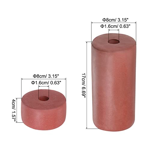 PATIKIL Deep Water Fishing Floats, 1 Set Foam Marker Buoy for Trail Markers Dock Floats Kayak Boats Swim, Red - Image 2