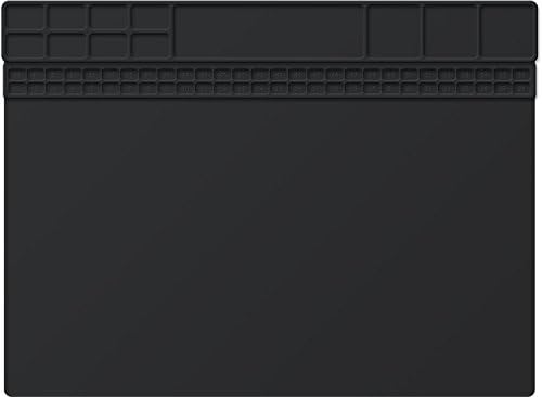 Soldering Board Solder Mat Large Silicone Tool Work Project Mat Workbench Cover For Soldering Iron Gun Holder Utility Repair Mat Heat Resistant Reach 932°F With Size 15.8 inch x 11.8 inch