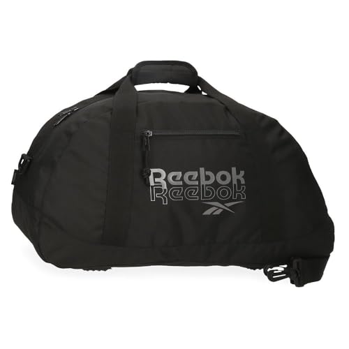 Reebok Melbourne Bolsa de Viaje Negro 53x29x25 cms Poliéster by Joumma Bags