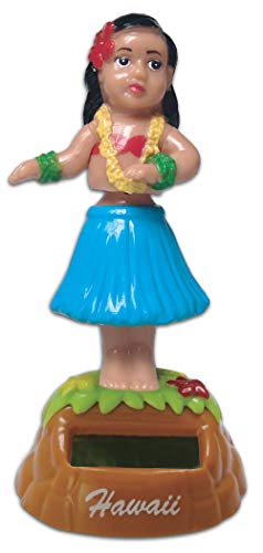 KC Hawaii Hula Dancing Solar Dashboard Doll 4.25