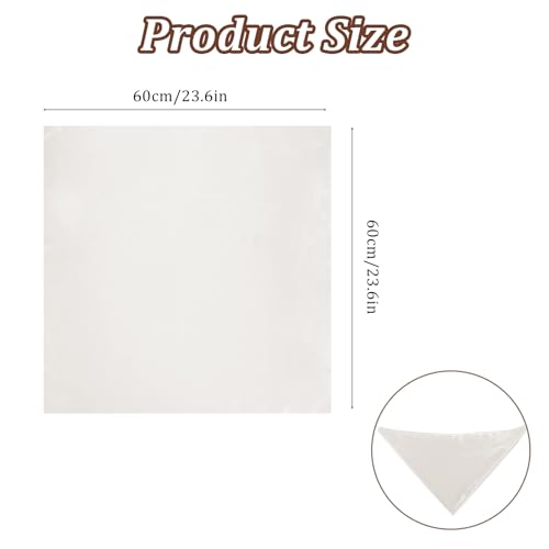 3 Satin Solid Color Head Scarf, 23.6in Square Hair Bandana Solid Color Kerchief Chiffon Hair Wrap Set Women Accessory3