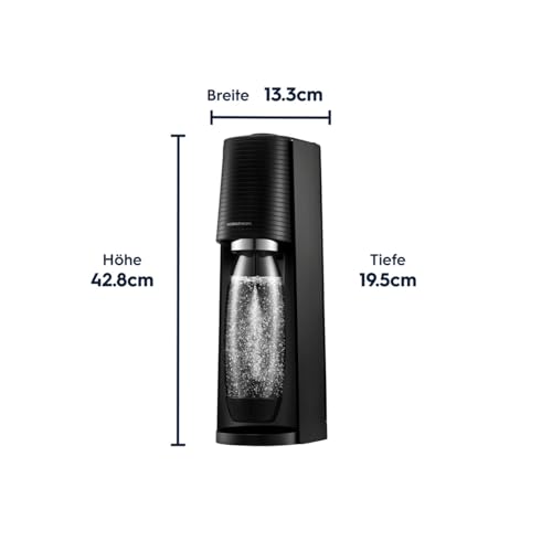 SodaStream TERRA Wassersprudler - 3x Sprudlerflaschen & CO2-Zylinder – Ansicht 3
