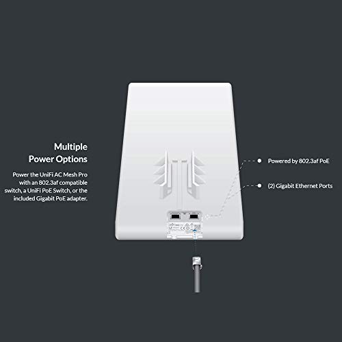 UniFi-AC-Mesh-Wireless-Access-Point-UAP-AC-M-PRO-US-80211ac-3x3-MIMO-Outdoor-Wi-Fi-2-Units 3185WEUnIML
