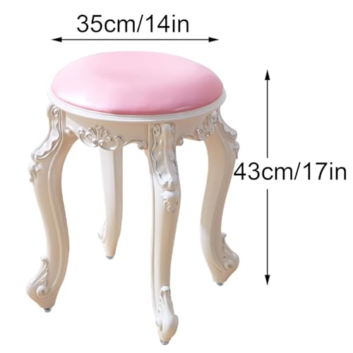 Tabouret de coiffeuse confortable pour éviter le mal de dos au miroir