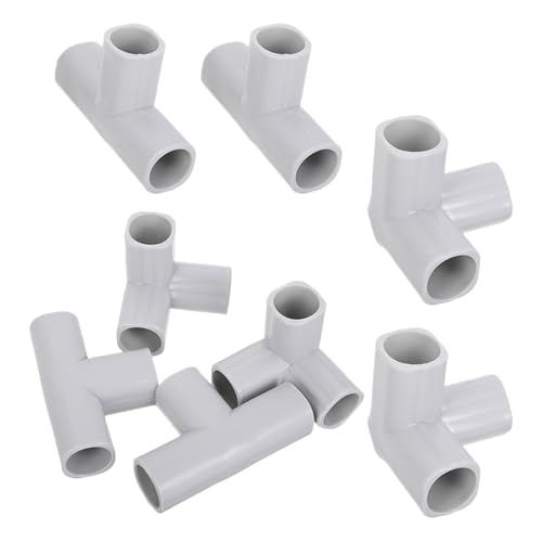 Outanaya 8piezas Conectores T para Parque Infantil Accesorios de Refuerzo para Vallas de Seguridad de Plástico Duradero para Barreras Interiores de Niña