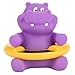 Jorzer Termometr dla niemowląt, Hippo, cyfrowy termometr do kąpieli, miły termometr do wody do wanny dla niemowląt i basenu, Floating Toy (fioletowy hipopotam)