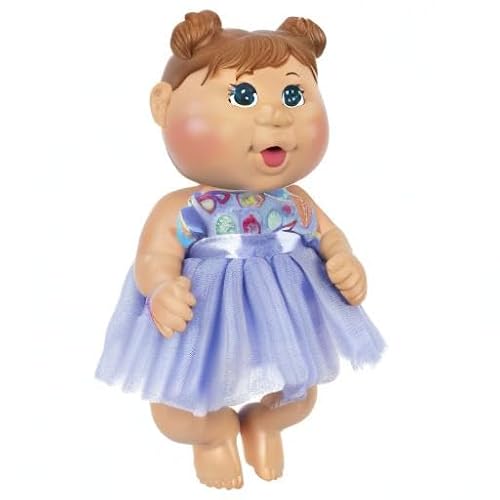 Cabbage Patch Kids Deluxe 9-Inch Tiny Newborn Doll - Drink & Wet, Pink Popsicle, Pineapple Bottle, Removable Diaper