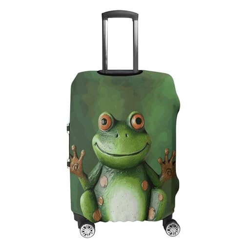 Welcome Frog Printed Luggage Cover Protector, Fits 18-32 Inch Luggage4